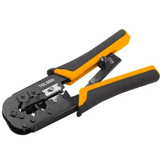 [ALICATE CRIMPADOR PARA CABLE - PARA CABLES DE RED ETHERNET Y TELEFONO, MEDIDAS: 8P8C / RJ45, 8P6C, 8P4C, 8P2C, 6P6C / RJ12, 6P4C / RJ11, 6P2C] ALICATE CRIMPADOR PARA CABLE